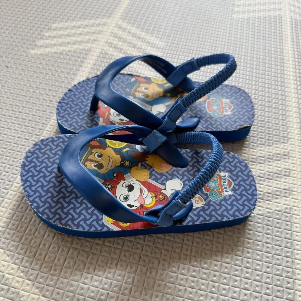 Paw Patrol Swim Shorts and Flip Flops Set
